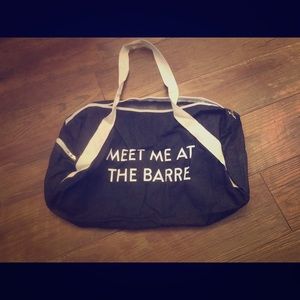 Meet Me at the Barre Gym Bag